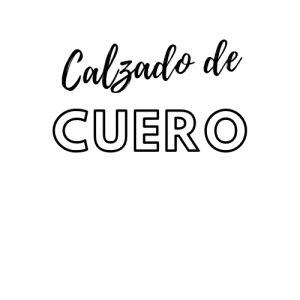 CALZADO URBANO CUERO