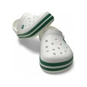 Crocband kids. White-green