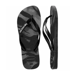 Havaianas hombre. Top camuflada gris